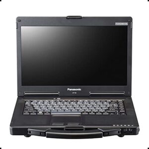 panasonic toughbook cf-53 laptop pc, 14 hd display, intel i5-2520m 2.5ghz, 16gb ram, 1tb ssd, windows 10 (renewed)