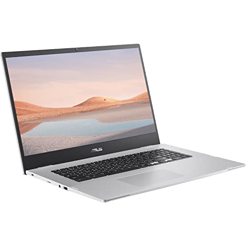 ASUS Chromebook Light Laptop, 17.3" FHD Widescreen Slim-Bezel, Intel Celeron N4500, Type-C, Wi-Fi 6, Intel UHD Graphics, 17 Hours Battery Life, Webcam (4GB DDR4 RAM | 32GB eMMC+128G SD Card)