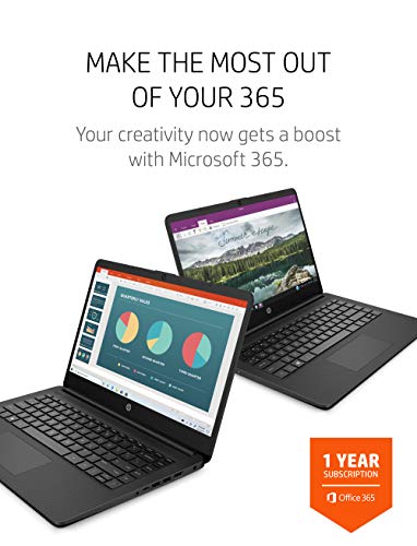 HP 14 Laptop, AMD 3020e, 4 GB RAM, 64 GB eMMC Storage, 14-inch HD Display, Windows 10 Home in S Mode, Long Battery Life, Microsoft 365, (14-fq0020nr, 2020)