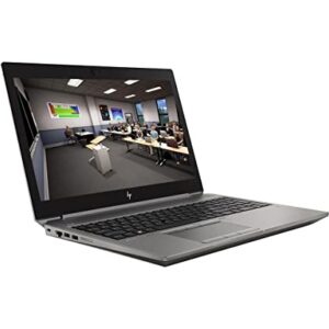 HP ZBook 15 G6 15.6" FHD Core i7-9850H 2.6GHz, 32GB RAM, 1TB SSD, Windows 11 Pro 64Bit, CAM, NVIDIA Quadro T1000 4GB (Renewed)