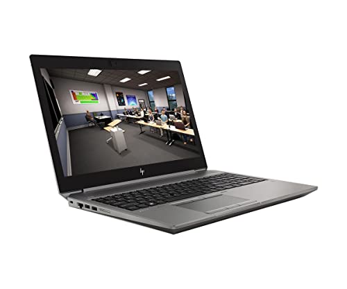 HP ZBook 15 G6 15.6" FHD Core i7-9850H 2.6GHz, 32GB RAM, 1TB SSD, Windows 11 Pro 64Bit, CAM, NVIDIA Quadro T1000 4GB (Renewed)