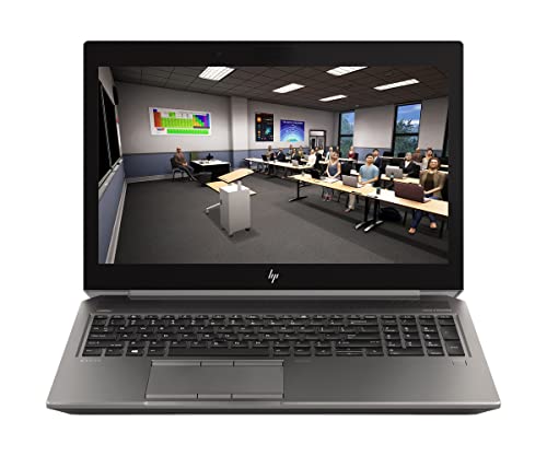 HP ZBook 15 G6 15.6" FHD Core i7-9850H 2.6GHz, 32GB RAM, 1TB SSD, Windows 11 Pro 64Bit, CAM, NVIDIA Quadro T1000 4GB (Renewed)