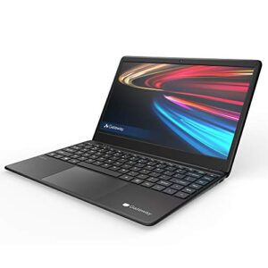 Gateway 14.1" FHD Ultra Slim Laptop Computer, Intel Celeron N3350 up to 2.4GHz, 4GB DDR4 RAM, 64GB eMMC, Office, Business or Education, HDMI, Webcam, Windows 10 S, BROAGE 64GB Flash Drive, Black