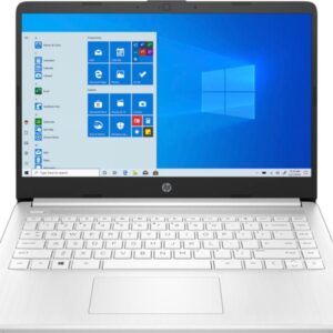 HP Laptop 14-dq3020ca 14" HD (1366 x 768) Intel Celeron N4500, Intel UHD Graphics, 4GB DDR4 RAM, 64GB eMMC Storage, Windows 10 Home S, Snowflake White (Renewed)