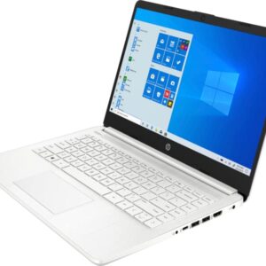 HP Laptop 14-dq3020ca 14" HD (1366 x 768) Intel Celeron N4500, Intel UHD Graphics, 4GB DDR4 RAM, 64GB eMMC Storage, Windows 10 Home S, Snowflake White (Renewed)