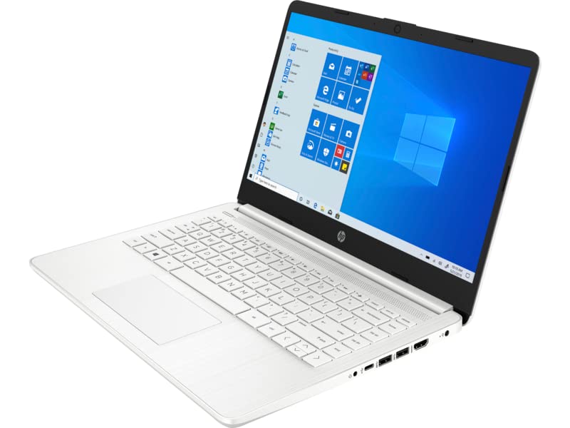 HP Laptop 14-dq3020ca 14" HD (1366 x 768) Intel Celeron N4500, Intel UHD Graphics, 4GB DDR4 RAM, 64GB eMMC Storage, Windows 10 Home S, Snowflake White (Renewed)