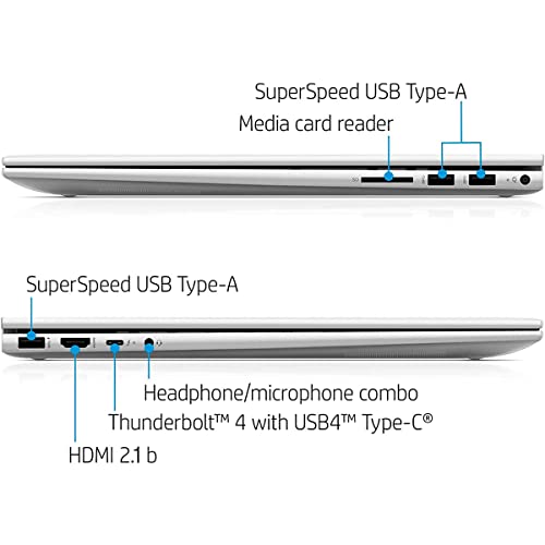 HP Envy Laptop 12th Gen Intel i7-1255U 10Core, 17inch Touch Screen Full HD IPS 300Nits 100%sRGB, Backlight Keyboard, Thunderbolt 4 Type-C, Wi-Fi 6E, Windows 11, HDMI Cable (32GB RAM | 1TB PCIe SSD)