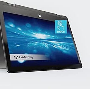 Gateway Newest Touchscreen 11.6 HD 2-in-1 Convertible Laptop in Black Intel N4020 4GB RAM 64GB SSD Mini-HDMI Webcam Windows 10 S (Renewed)