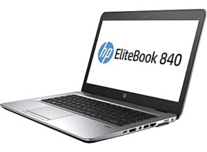 hp elitebook 840 g2 14in laptop, core i5-5300u 2.3ghz, 16gb ram, 250gb ssd, windows 10 pro 64bit, webcam (renewed)