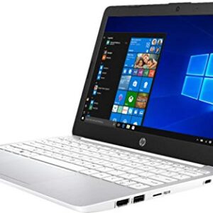 2021 HP Stream 11.6-inch HD Laptop PC, Intel Celeron N4020, 4 GB RAM, 64 GB eMMC, WiFi 5, Webcam, HDMI, Windows 10 S with Office 365 Personal for 1 Year + Fairywren Card (White)