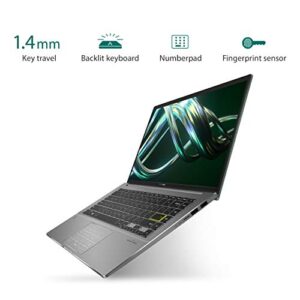 ASUS VivoBook S14 S435 Laptop, 14” FHD Display, Intel Evo Platform, i7-1165G7 CPU, 8GB RAM, 512GB PCIe SSD, Windows 11 Home, AI Noise-Cancellation, Deep Green, S435EA-DH71-GR