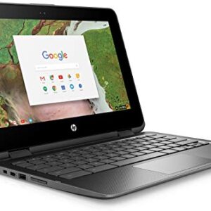 HP Chromebook x360 11.6 HD IPS Touch Screen Intel 3350 Wi-Fi 16GB eMMC 4GB Gray (Renewed)