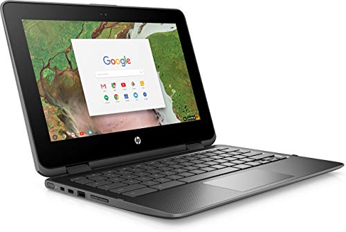 HP Chromebook x360 11.6 HD IPS Touch Screen Intel 3350 Wi-Fi 16GB eMMC 4GB Gray (Renewed)