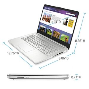 HP Pavilion 14-inch IPS FHD Laptop (2022 Model), Intel Core i3-1125G4 (Beats i7-1065G7), 16GB RAM, 512GB SSD, Fingerprint Reader, Long Battery Life, Webcam, HDMI, WiFi, Bluetooth, Win10