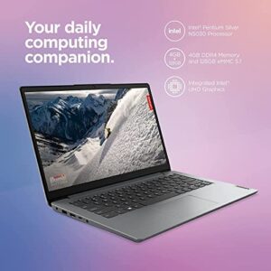 Lenovo 2023 Newest Ideapad 1i Laptop, 14 inch HD Display, Intel Pentium N5030 Processor, 4GB RAM, 256GB Storage, Intel UHD Graphics, Wi-Fi 6, Bluetooth, Windows 11 Home in S Mode, Bundle with Cefesfy