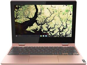 lenovo chromebook c340 2in1 laptop, 11.6″ hd (1366 x 768) touchscreen display, intel celeron n4000 processor, 4gb lpddr4 ram,32gb ssd, intel uhd graphics 600, chrome os, sand pink