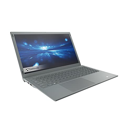 Gateway 15.6" FHD Ultra Slim Notebook, Intel Pentium Silver Quad Core, 4GB RAM, 128GB Storage, Tuned by THX Audio, 1.0MP Webcam, HDMI, Windows 10 S, Black (Renewed)