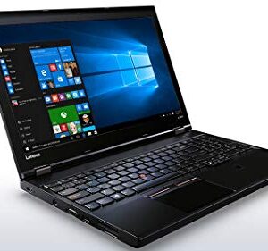 Lenovo ThinkPad L560 15.6 Inch Laptop PC, Intel Core i5-6300U up to 3.0GHz, 8G DDR3L, 256G SSD, VGA, MDP, Windows 10 Pro 64 Bit Multi-Language Support English/French/Spanish(Renewed)