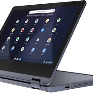 Lenovo Flagship Chromebook 11.6" HD 2 in 1 Touchscreen Laptop Computer, Intel N4020 (up to 2.80 GHz), 4GB RAM, 64GB eMMC, WiFi, Bluetooth, Webcam, Chrome OS, Abyss Blue