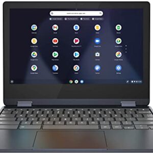 Lenovo Flagship Chromebook 11.6" HD 2 in 1 Touchscreen Laptop Computer, Intel N4020 (up to 2.80 GHz), 4GB RAM, 64GB eMMC, WiFi, Bluetooth, Webcam, Chrome OS, Abyss Blue