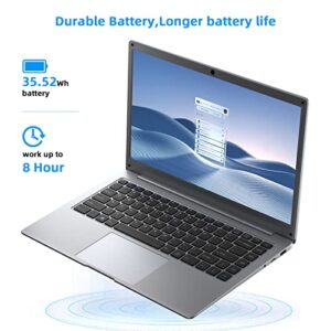 Jumper Laptop 14 Inch Laptops 12GB RAM 256GB ROM SSD Windows 11 Notebook Computer with FHD 1080P Display, 14nm Intel Celeron,Dual speakers,Full Size Keyboard,Large Battery 35520mWH - One Year Warranty