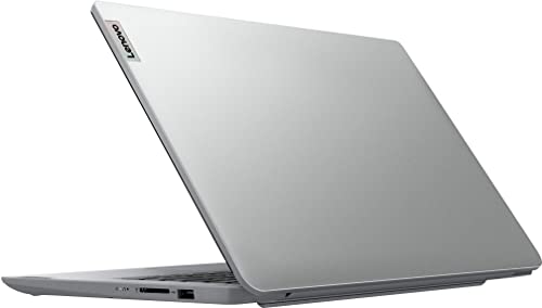 Lenovo 2022 Ideapad 1i 14" HD Laptop, Intel Celeron N4020 Processor, 4GB RAM, 64GB eMMC Flash Memory, Intel HD Graphics 500, HD Webcam, Stereo Speakers, Cloud Grey, Windows 11S, 128GB USB Card