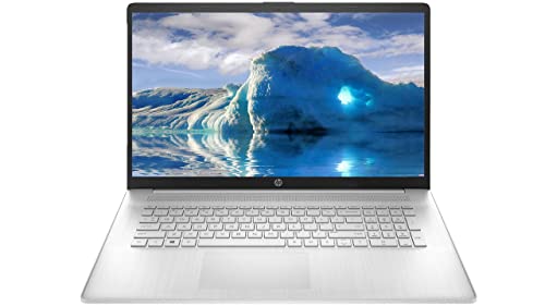 HP Pavilion 17 Laptop, 17.3" HD+ Anti-Glare Screen, AMD Athlon Gold 3150U Processor, 32 GB RAM,1TB PCIe NVMe SSD, Long Battery Life, Webcam, Mics, WiFi, Windows 11 Home, Silver