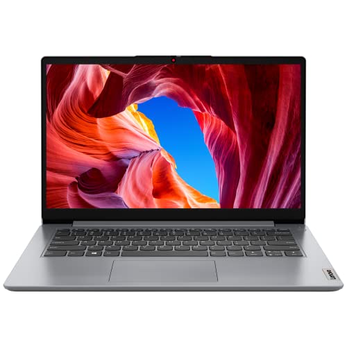 Lenovo IdeaPad 1i Multitasking Laptop, 14" HD Display, 4GB RAM, 256GB Storage, Intel Pentium N5030 Processor Upto 3.1GHz,1 Year Office365,10Hrs Battery Life and Rapid Charge, Type-C, HDMI, Win11