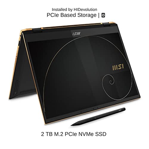 [2022] HIDevolution MSI Summit E13FlipEvo A12MT 13.4" FHD+ 120Hz Touch Screen, 1.5 GHz i7-1260P, Intel Iris Xe, 32GB LPDDR5-4800MHz, 2 TB PCIe SSD