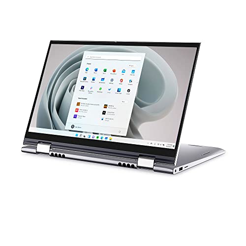 Dell [Windows 11 Home] 2021 Newest Inspiron 5410 2-in-1 Touch-Screen Laptop, 14" Full HD, Intel Core i7-1165G7 Evo, 16GB RAM, 1TB PCIe SSD, HDMI, Webcam, FP Reader, WiFi-6, Backlit KB, Silver