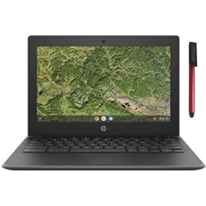 hp chromebook 11 11.6″ laptop computer for business or education, amd a4-9120c processor up to 2.4ghz, 4gb ddr4 ram, 32gb emmc, 802.11ac wifi, bluetooth 5.0, black, chrome os, broage 64gb flash drive