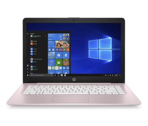 HP Stream 14in Display Intel Celeron N4000 4GB RAM 64GB eMMC Win 10 Rose Pink (Renewed)