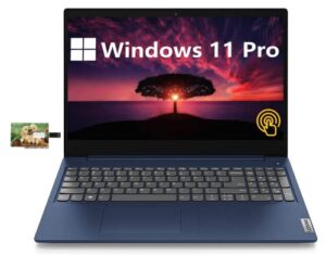 lenovo new ideapad 3 15.6” hd touchscreen business laptop, intel core i5-10210u, windows 11 pro, 12gb ram 512gb ssd, 32gb durlyfish usb card