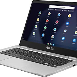 2022 Newest ASUS Chromebook 14" FHD Nano-Edge Display Light Laptop, Intel Celeron N3350 (Up to 2.4GHz), 4GB RAM, 32GB eMMC, HD Webcam, WiFi, HDMI, 802.11ac, Bluetooth, USB-C,Chrome OS, w/MarxsolCables