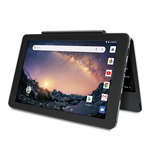 RCA 2019 Galileo Pro 2-in-1 11.5" Touchscreen High Performance Tablet PC, Intel Quad-Core Processor 32GB SSD 1GB RAM WiFi Bluetooth Webcam Detachable Keyboard Android 6.0 Black