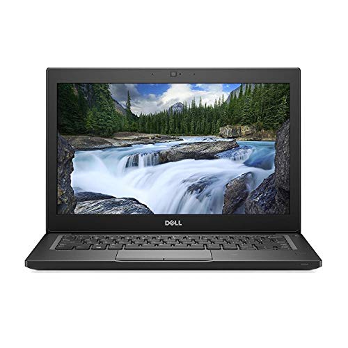 Dell Latitude 7290 Intel Core i7-8650U X4 1.9GHz 16GB 256GB SSD 12.5", Black (Renewed)