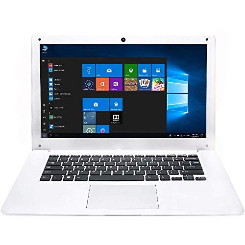 Tocosy Laptop 10.1Inch Quad Core Windows 10 HD Graphics Ultra Thin Computer PC, 2GB RAM 32GB Storage 1.92GHZ USB 2.0 WiFi Bluetooth HDMI IPS Display Notebook (White)