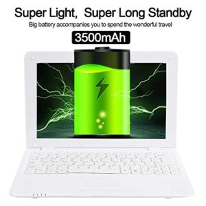 Tocosy Laptop 10.1Inch Quad Core Windows 10 HD Graphics Ultra Thin Computer PC, 2GB RAM 32GB Storage 1.92GHZ USB 2.0 WiFi Bluetooth HDMI IPS Display Notebook (White)