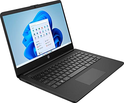 HP 2022 Newest 14in Ultra Light Laptop, Intel N4020 Processor(Up to 2.8GHz), 8GB RAM, 128GB Storage(64GB eMMC+64GB Micro SD), 1 Year Office 365, Webcam, HDMI, WiFi, USB-A&C, Google Classroom or Zoom