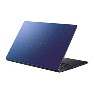 ASUS E410 Intel Celeron N4020 4GB 64GB 14-Inch HD LED Win 10 Laptop (Peacock Blue)