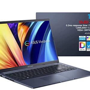 ASUS VivoBook 15X 15.6 OLED 400nits Slim Laptop AMD Ryzen 5 5600H AMD Radeon Graphics Win11 W/HDMI (16GB RAM | 1TB SSD)