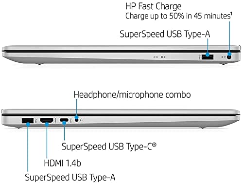 2022 Newest HP 17.3'' HD+ Touchscreen Laptop Business Computer, AMD Ryzen 5 5500U Hexa-Core (up to 4.0GHz), 16GB RAM, 1TB SSD, HDMI, Bluetooth 5, Webcam, Windows 11 w/ 3in1 Accessories, Silver