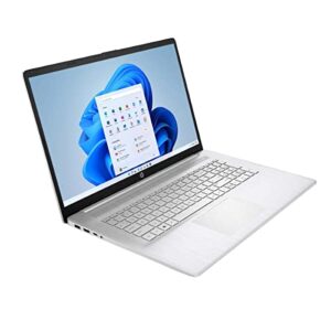2022 Newest HP 17.3'' HD+ Touchscreen Laptop Business Computer, AMD Ryzen 5 5500U Hexa-Core (up to 4.0GHz), 16GB RAM, 1TB SSD, HDMI, Bluetooth 5, Webcam, Windows 11 w/ 3in1 Accessories, Silver