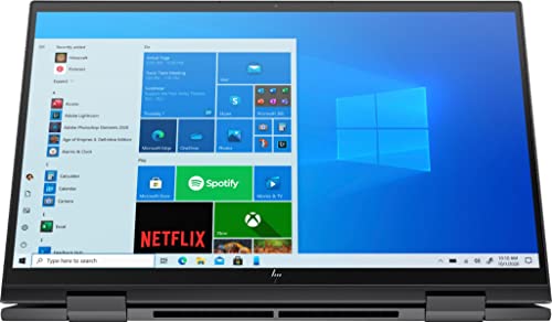 HP Newest 2-in-1 Laptop(Envy x360) - AMD Ryzen 7 5825U(8-Core) - 15.6" IPS FHD Touch Display - 32GB DDR4 1TB SSD - Backlit Keyboard - WiFi ax - Type-C - HDMI - Fingerprint - Windows 11 Home