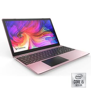 Gateway 15.6" FHD Laptop in Rose Gold Intel Core i5-1035G1 Quad-Core Processor 16GB DDR4 RAM 256GB SSD HDMI Wi-Fi Win 10 Home