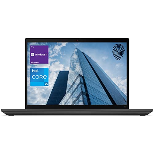 Lenovo ThinkPad T14 Gen 2 Business Laptop, 14" FHD Display, Intel Core i5-1135G7, 16GB RAM, 1TB PCIe SSD, Webcam, Fingerprint Reader, Backlit Keyboard, HDMI, Wi-Fi 6, Windows 11 Pro, Black