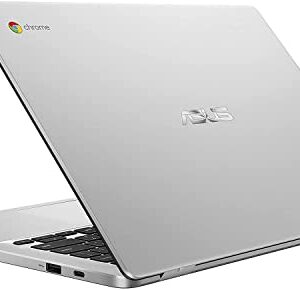 Asus Chromebook 14" HD Anti-Glare Nano-Edge Display Laptop Computer, Intel Celeron N3350 up to 2.4GHz, 4GB DDR4, 64GB eMMC Flash Memory, HD Webcam, 802.11ac, Bluetooth, USB-C, MicroSD, Chrome OS