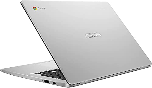 Asus Chromebook 14" HD Anti-Glare Nano-Edge Display Laptop Computer, Intel Celeron N3350 up to 2.4GHz, 4GB DDR4, 64GB eMMC Flash Memory, HD Webcam, 802.11ac, Bluetooth, USB-C, MicroSD, Chrome OS