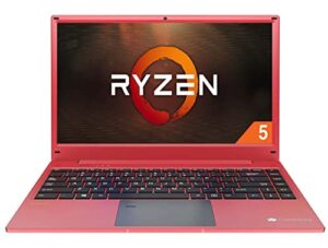 gateway 14.1″ fhd high performance laptop in red ryzen 5 quad-core up to 3.7 processor 8gb ddr4 ram 256gb ssd hdmi wi-fi win 11