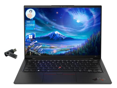 Lenovo ThinkPad X1 Carbon Gen 10 Business Laptop, 14" WUXGA IPS Display, Intel Core i5-1240P, Windows 11 Pro, 16GB RAM, 512GB SSD, Fingerprint (Renewed)